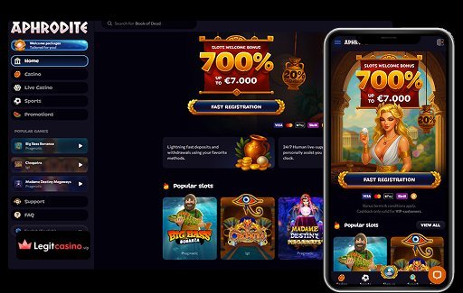 Présentation de aphrodite casino promotions